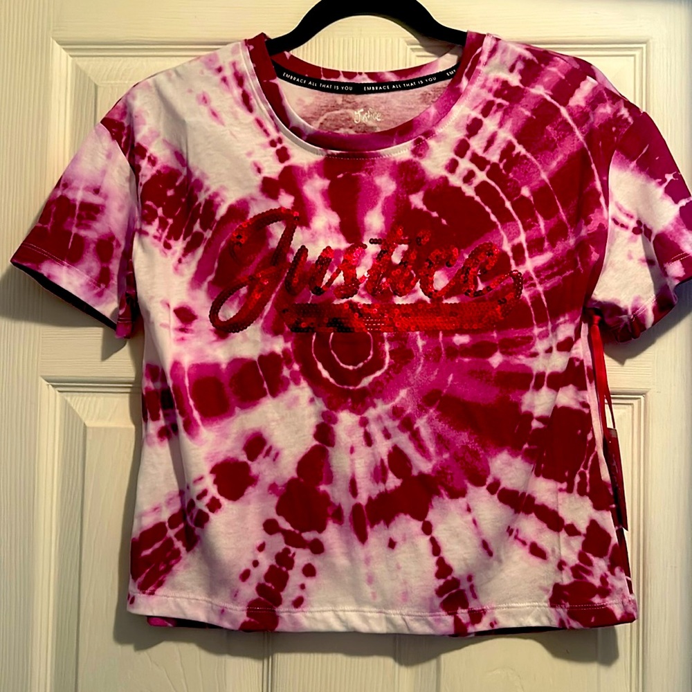 Justice Girl Shirt Size 12/14